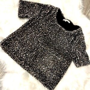 SEQUINED SEARCH FOR SANITY Crop Top